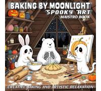 Baking by Moonlight & Spooky Art: A Cozy Halloween Kitchen Coloring Book for Adults & Teens Featuring Cute Ghost Bakers, Creative Baking and Artistic ... Coloring Adventures for Adults & Teens)