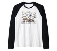 Baking Chef GNOME Graphic For Women and Men Funny Baker Camiseta Manga Raglan