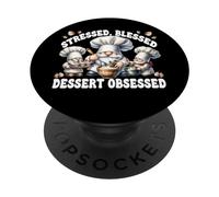 Baking Chef GNOME Graphic For Women and Men Funny Baker PopSockets PopGrip Adhesivo