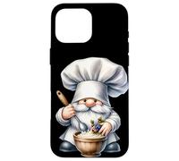 Baking GNOME For Bakers with Mixing Bowl Set For Pastry Chef Carcasa para iPhone 16 Pro MAX