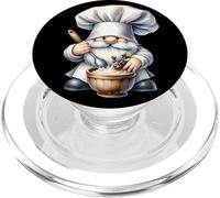 Baking GNOME For Bakers with Mixing Bowl Set For Pastry Chef PopSockets PopGrip para MagSafe
