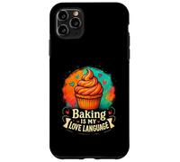 Baking is My Love Cute Cupcake Muffin Pastelería Arte para panaderos Carcasa para iPhone 11 Pro MAX