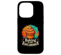 Baking is My Love Cute Cupcake Muffin Pastelería Arte para panaderos Carcasa para iPhone 14 Pro