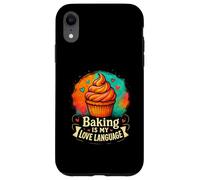 Baking is My Love Cute Cupcake Muffin Pastelería Arte para panaderos Carcasa para iPhone XR