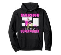 Baking Is My Superpower Funny Mother's Day Baking Women Sudadera con Capucha