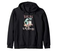 Baking Is My Therapy Kitchen Bake Lover Cooking Baker Cita Sudadera con Capucha