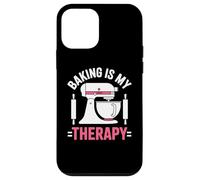 Baking Is My Therapy Pastry Funny Muffin Baker Carcasa para iPhone 12 Mini