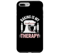 Baking Is My Therapy Pastry Funny Muffin Baker Carcasa para iPhone 7 Plus/8 Plus