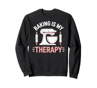 Baking Is My Therapy Pastry Funny Muffin Baker Sudadera