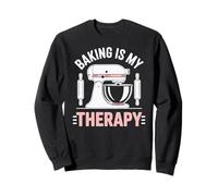 Baking Is My Therapy Pastry Funny Muffin Baker Sudadera