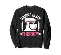 Baking Is My Therapy Pastry Funny Muffin Baker Sudadera