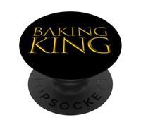 Baking King Expert Pastry Cookie Chef Cake Baker Decorator PopSockets PopGrip Adhesivo