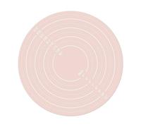 Baking Mat, Dough Mat, Non-Stick Baking Mat, Cake Turntable Mat, Food-Grade Silicone Round Baking Mat for Cake Making and Pastry Non-Stick Silicone Dough Mat for Rolling and Baking