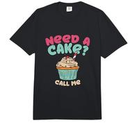 Baking Need A Cake Call Me Quote Cupcake Pie Confitería Comfort Colors Adult Heavyweight T-Shirt