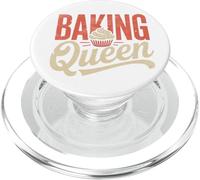 Baking Queen Coronado Chef Lindo Amante de la repostería PopSockets PopGrip para MagSafe