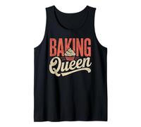Baking Queen Crowned Chef Cute Baking Lover Camiseta sin Mangas