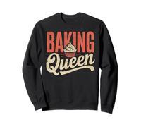 Baking Queen Crowned Chef Cute Baking Lover Sudadera