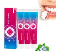Baking Soda Toothpaste Oral Care, 2024 New Baking Soda Toothpaste, Teeth Whitening Toothpaste Baking Soda, Deep Cleaning, Fresh Breath, Stain Removal, Protect Teeth (3 Pcs)