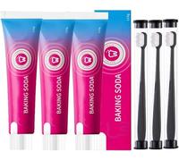 Baking Soda Toothpaste Oral Care,Baking Soda Toothpaste,Baking Soda Whitening Toothpaste, Whitening Toothpaste,Complete Care Toothpaste,Fresh-Breath Toothpaste - Remove Tooth Stains (3 Pcs)