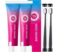 Baking Soda Toothpaste Oral Care,Baking Soda Toothpaste,Baking Soda Whitening Toothpaste, Whitening Toothpaste,Complete Care Toothpaste,Fresh-Breath Toothpaste - Remove Tooth Stains (2 Pcs)