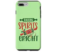 Baking Spirits Bright Navidad Divertida Carcasa para iPhone 7 Plus/8 Plus