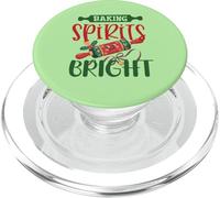 Baking Spirits Bright Navidad Divertida PopSockets PopGrip para MagSafe