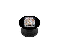 Baking The World A Better Place Cute Goose Pun Bake Design PopSockets PopGrip Adhesivo