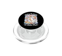 Baking The World A Better Place Cute Goose Pun Bake Design PopSockets PopGrip para MagSafe