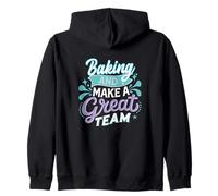 Baking y yo formamos un Gran Equipo para los fanáticos de la Cocina doméstica Sudadera con Capucha