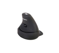 Bakker Elkhuizen Rockstick 2 - Ratón Vertical para diestros y Zurdos (3 Botones, Forma inalámbrica) Color Negro