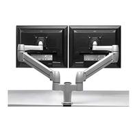 Bakker Elkuizen BNESPD Brazo del Monitor para Pantalla Plana Dual, Plata