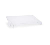 Bakker Elkuizen Q-Doc 515 Portadocumentos de Cuero sintético, Transparente