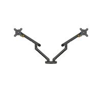 BakkerElkhuizen BE Flexible Dual Soporte de Monitor de 2 Brazos, 20 kg, Pantalla 17-35", Montaje en Escritorio, 75x75-100x100 mm, Gris