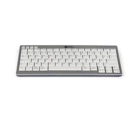 BakkerElkhuizen BNEU950WFR Teclado FR AZERTY Ultraboard 950 Blanco-Plata/Inalámbrico