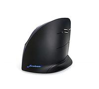 BakkerElkhuizen Evoluent C Wireless - Ratón (mano derecha, RF inalámbrico, 2000 DPI, Negro, Azul)