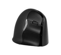 BakkerElkhuizen Evoluent4 - Ratón ergonómico Vertical Bluetooth para MacOS diestros, inalámbrico, Color Negro