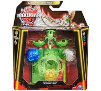 Bakugan Paquete de 3 Unidades de iniciación, Ventri de Ataque Especial, Octogan y Trox, Figuras de acción giratorias Personalizables y Tarjetas Intercambiables, Juguetes para niños y niñas de 6 años