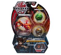 Bakugan Paquete de 3 unidades, Pyrus Mantonoid, figuras de acción coleccionables, para edades de 6 y más