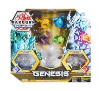 BAKUGAN Evolutions' Genesis Collection-Juego de 8 Unidades, Incluye 2 Luces de acugan con LED Integrados, Multicolor, Talla única (Spin Master 6064120)