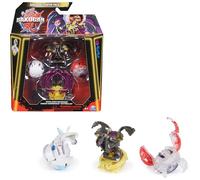 Bakugan Starter 3-Pack, Special Attack Dragonoid, Titanium Hammerhead, Butterclaw, figuras de acción giratorias y personalizables, cartas de intercambio, juguetes para niños y niñas a partir de 6 años