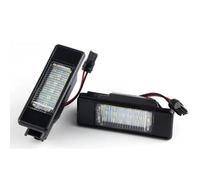 BAKUGO 2 Piezas LED Luz De La Matrícula para Nissan X-Trail T30 T31 Qashqai J10 J11 Primera P12 Pathfinder R51 Juke F15 para El Benz W639 W906