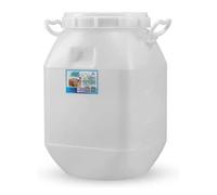 BAKULI Barriles Fermentación Calidad Alimentaria Elaboración Vino Sellados Miel con Tapas Recipientes Gruesos For Almacenamiento Agua(40L)