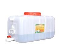 BAKULI Tanque Agua 45L/75L/100L/200L Cubo Plástico Torre Espesada Rectangular Calidad Alimentaria con Grifo For Almacenamiento Doméstico(45L)