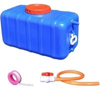 BAKULI Tanque Agua Portátil Acampar Resistente Duradero Limpieza Sencilla Fácil Transportar Adecuado Conducción Autónoma Campamentos(Blue,25L)