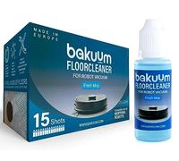 BAKUUM Fregasuelos Monodosis Concentrado Limpiador Robot Aspirador, Potente Aroma Duradero Sin Marcas ni Rayas. Parque, Tarima, Cerámicos, Porcelánicos, Baldosas.15 botellas de 20ml.