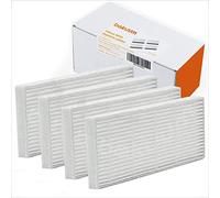 BAKUUM Pack 4 Filtros HEPA, para depósito solidos y deposito de mopa, para Cecotec Conga Series 1290, 1390, 1490 y 1590. Pack repuestos y accesorios para robot aspirador