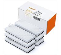 BAKUUM Pack 6 Filtros HEPA para deposito de POLVO de Cecotec Conga 1090 y 1790 todas las series que incluyan deposito de solidos. Filtros HEPA para robot aspirador para tanque solidos.