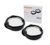 BAKUUM Pack de 2 Filtros para Rockstar 900 Ultimate, 1500 Ultimate Ergowet, 1700 Advance Ergowet, 2000 Ultimate, 2500 Ultimate, 3000 Advance Ergowet.