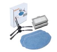 BAKUUM Pack de Accesorios para Cecotec Conga 999 Origin y 999 Map. Contenido del Kit: 2 Mopas, 2 Filtros, 2 Carcasas de Silicona, 2 cepillos Laterales Escobillas (Kit de 8 Piezas)