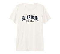 Bal Harbour Florida Vintage Athletic Sports Design Camiseta Premium